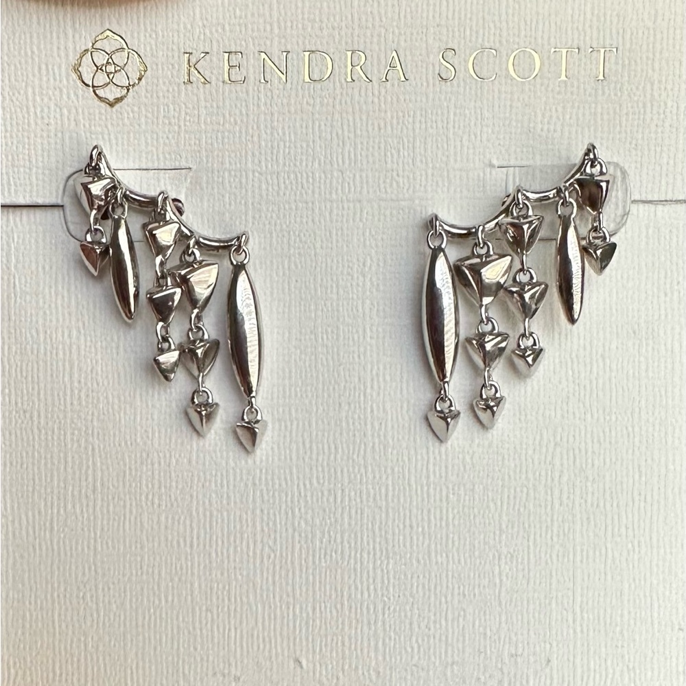 Kendra Scott | Quinn Ear Climber, Dangle | Silver